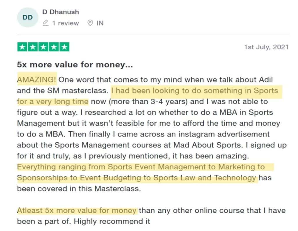 SM Masterclass Testimonial 1 highlighted