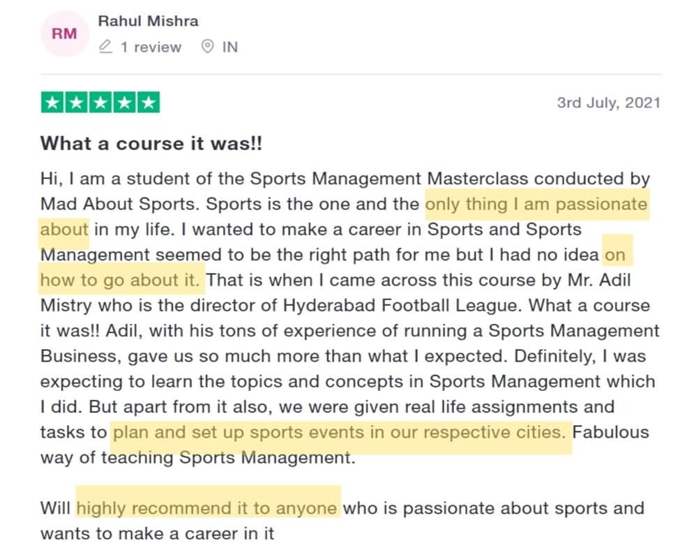 SM Masterclass Testimonial 4 highlighted