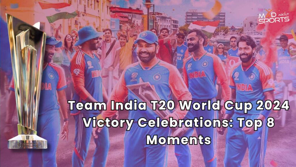 Team India T20 World Cup 2024 Victory Celebrations Top 8 Moments